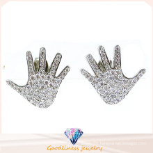 Hand Shape Earring for Lady China Wholesale Fashionjewelry 925 Sterling Silver Jewelry Earring (E6504)